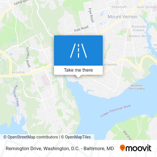 Remington Drive map