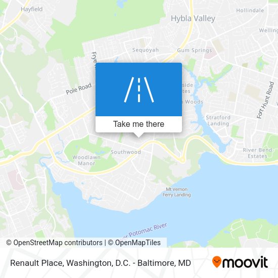 Mapa de Renault Place