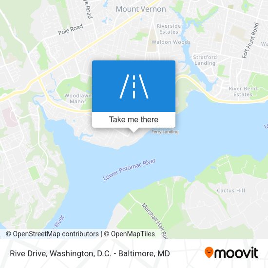 Rive Drive map