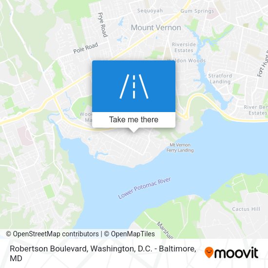 Robertson Boulevard map