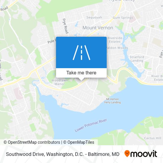 Southwood Drive map