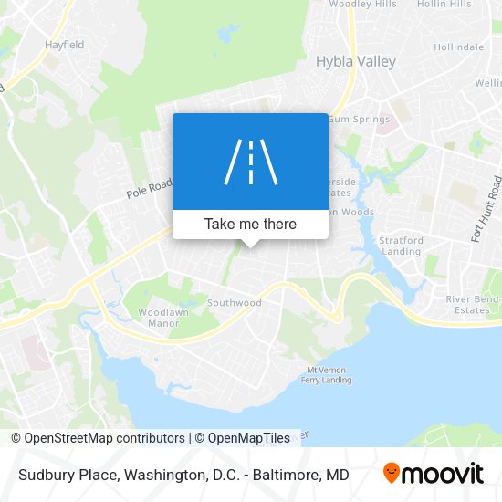 Sudbury Place map