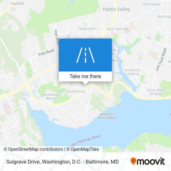 Sulgrave Drive map