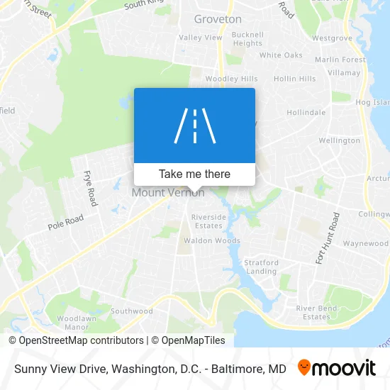 Sunny View Drive map