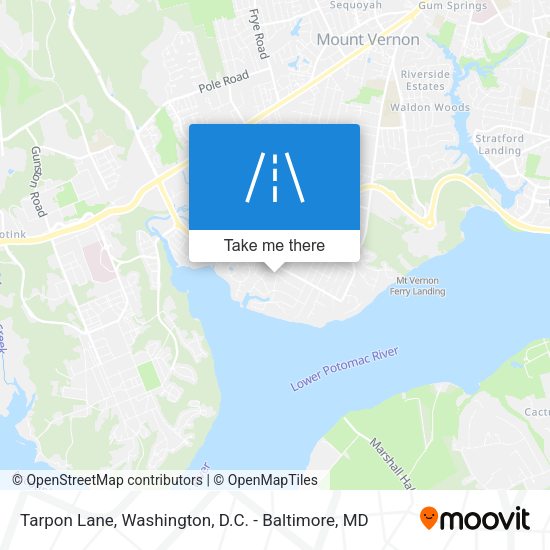 Tarpon Lane map