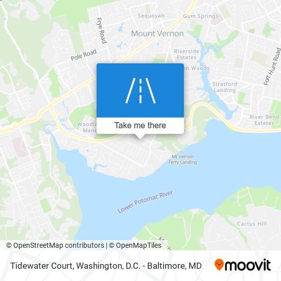 Mapa de Tidewater Court