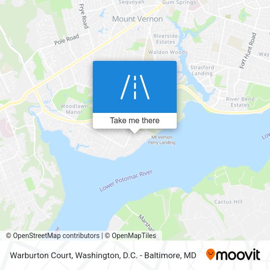 Mapa de Warburton Court