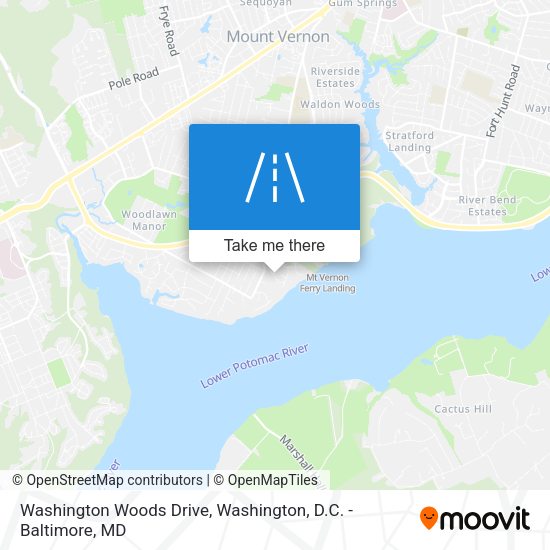 Mapa de Washington Woods Drive