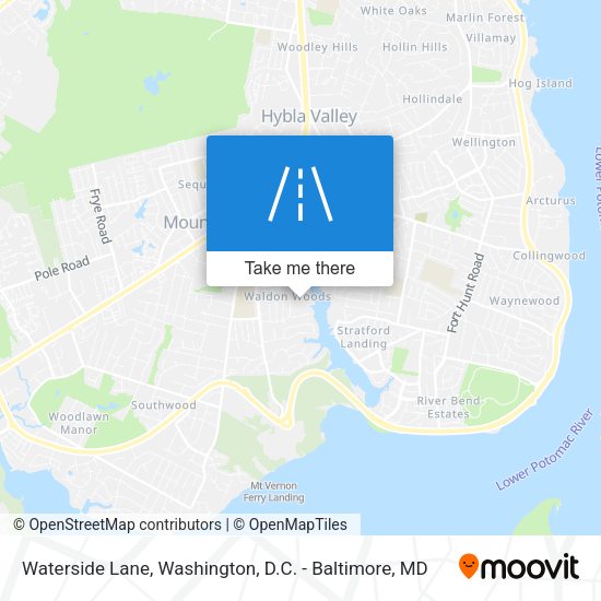 Waterside Lane map