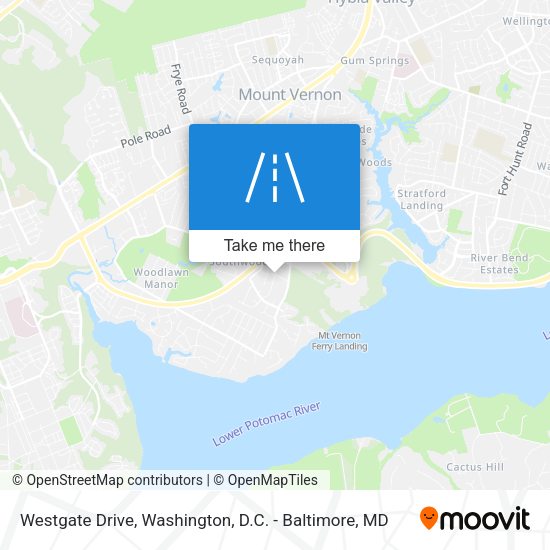 Westgate Drive map