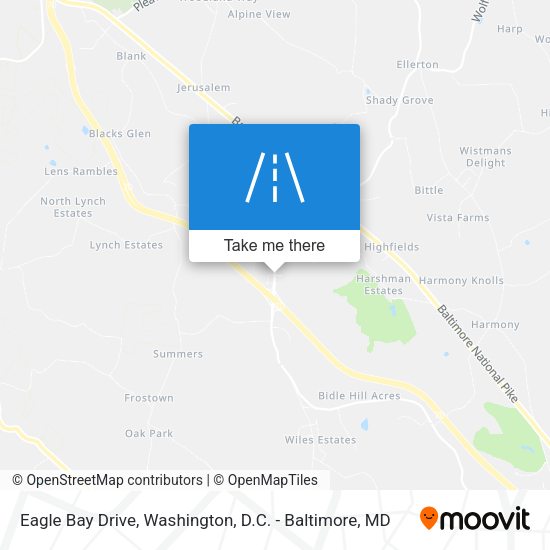 Eagle Bay Drive map