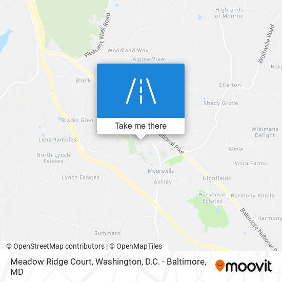 Meadow Ridge Court map