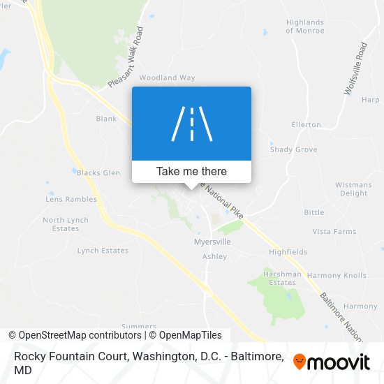 Rocky Fountain Court map