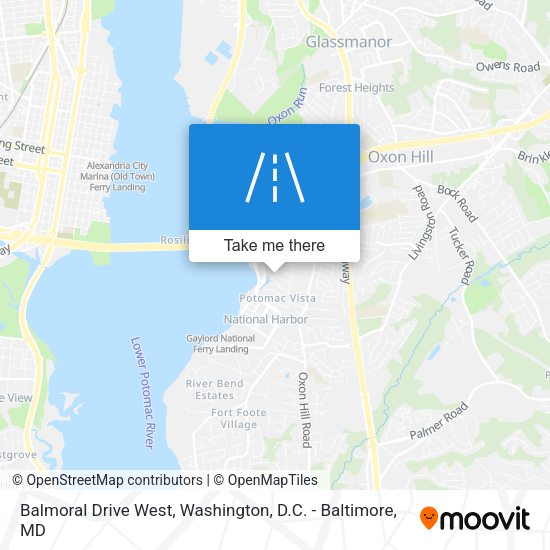Balmoral Drive West map
