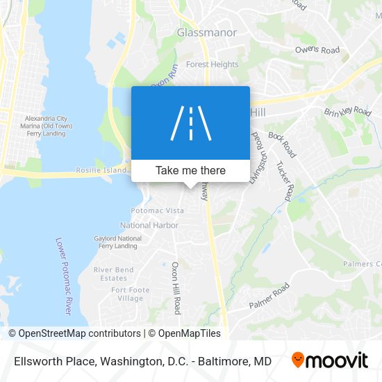 Ellsworth Place map