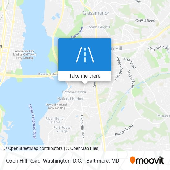 Mapa de Oxon Hill Road