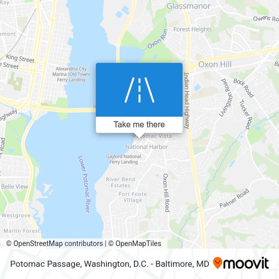 Potomac Passage map