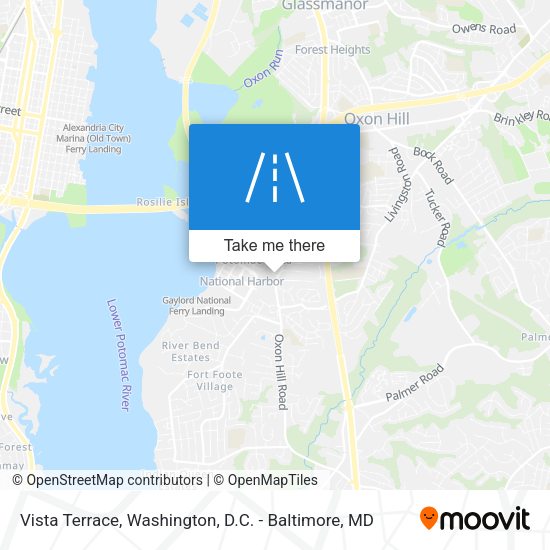 Vista Terrace map