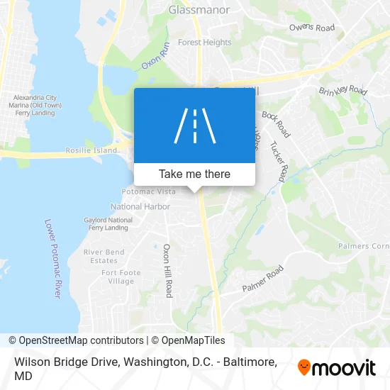 Wilson Bridge Drive map