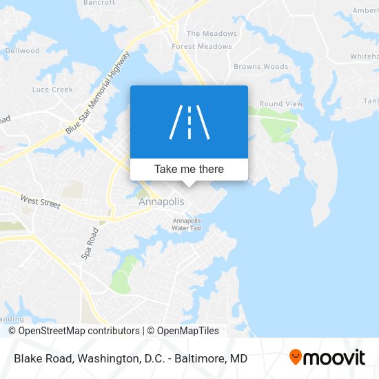 Blake Road map