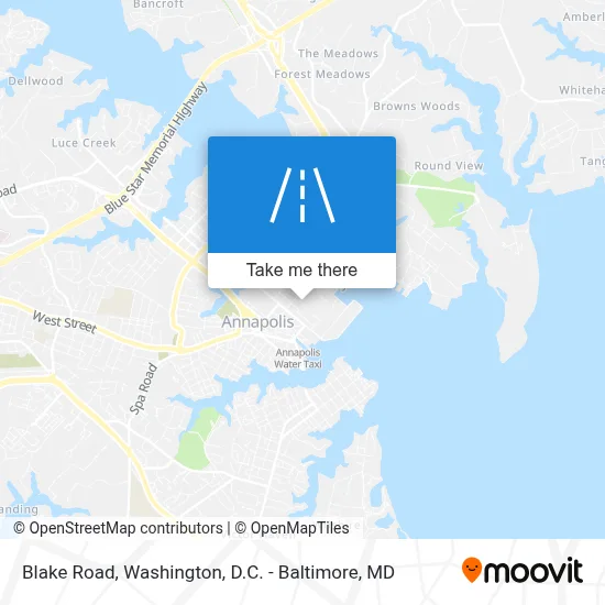 Blake Road map