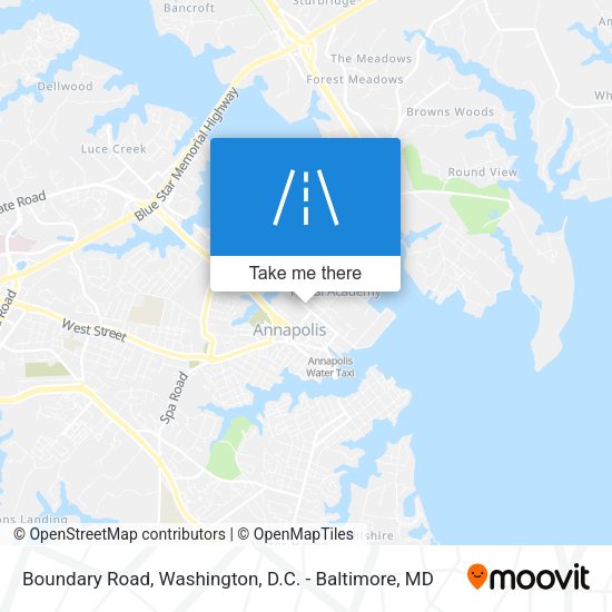 Boundary Road map