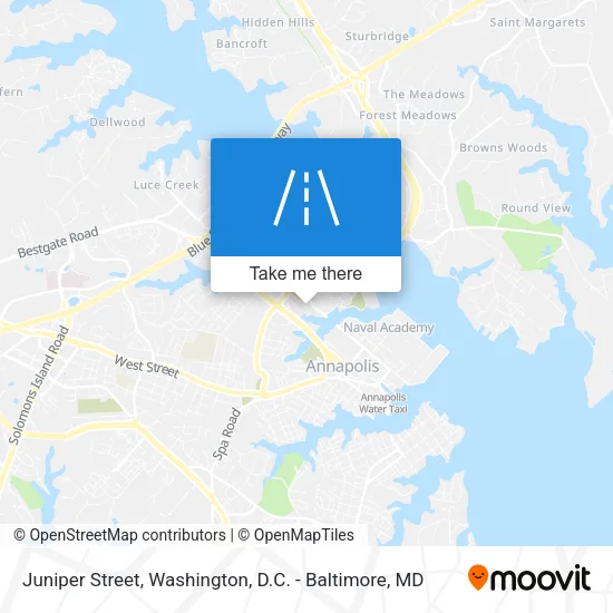 Juniper Street map