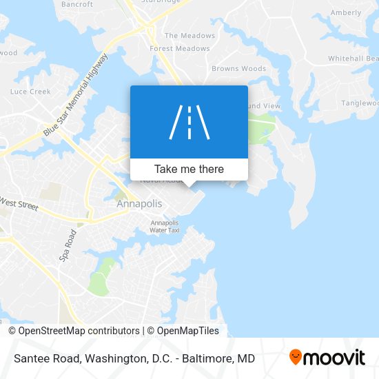 Mapa de Santee Road