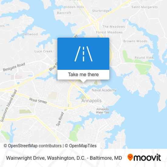 Wainwright Drive map