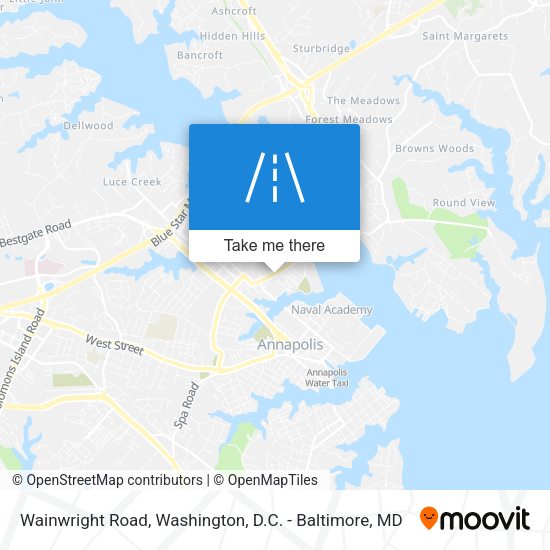 Mapa de Wainwright Road