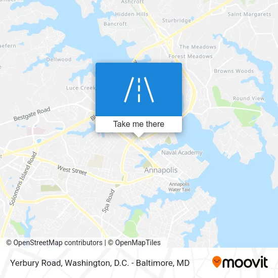 Yerbury Road map