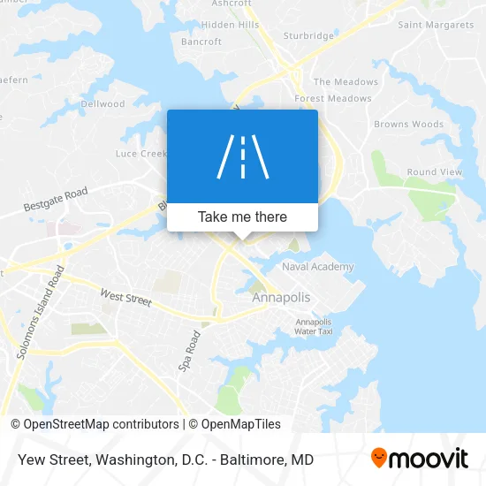 Yew Street map