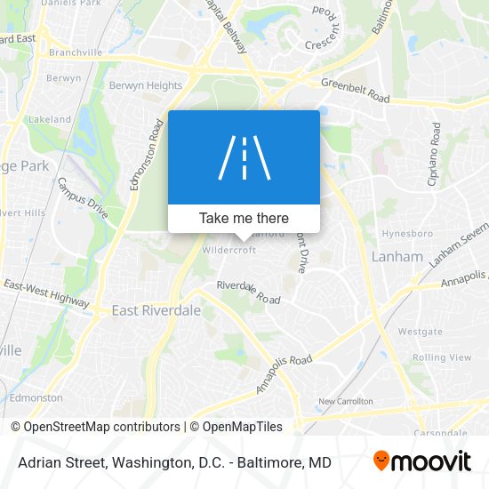 Adrian Street map