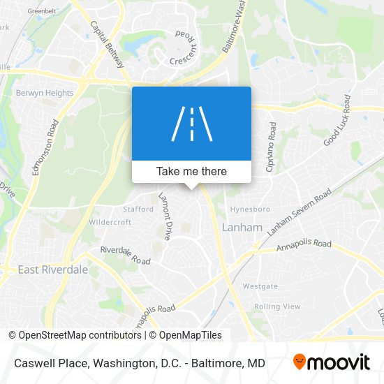 Caswell Place map