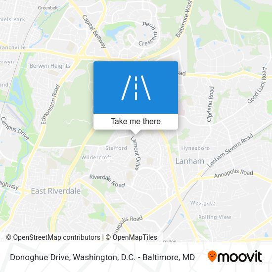 Mapa de Donoghue Drive