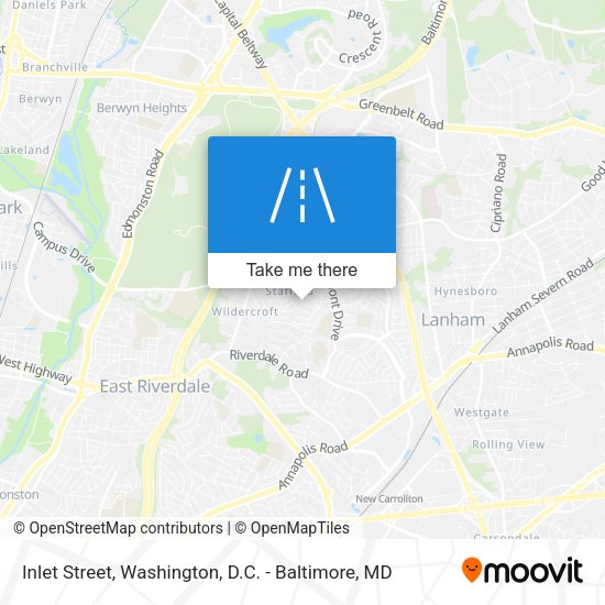 Inlet Street map