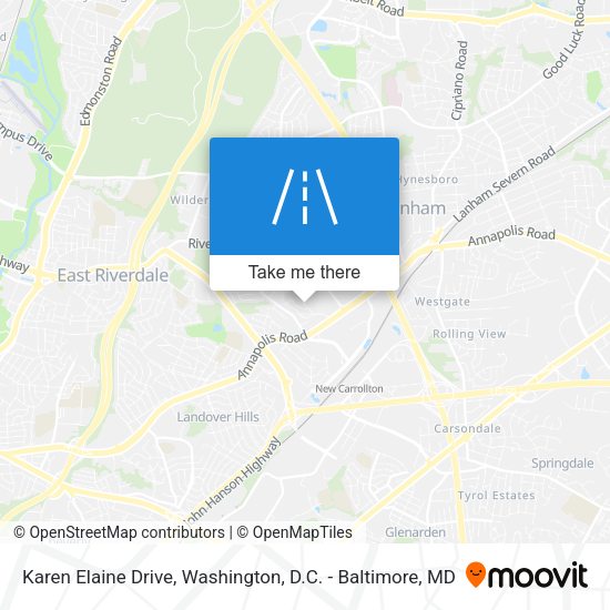 Mapa de Karen Elaine Drive