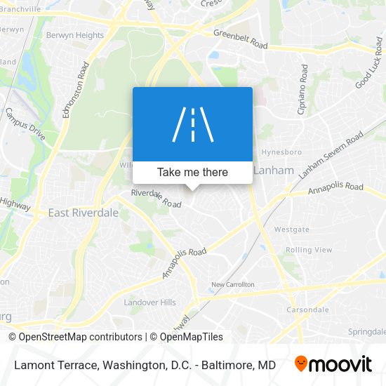 Lamont Terrace map