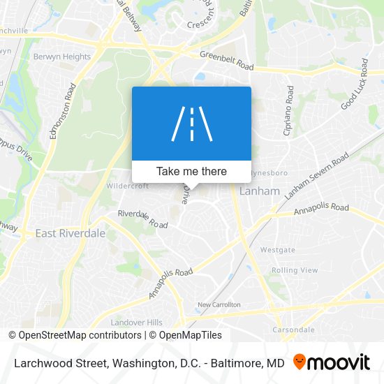 Mapa de Larchwood Street