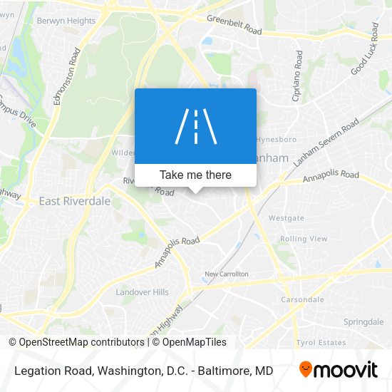 Legation Road map