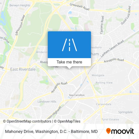 Mapa de Mahoney Drive