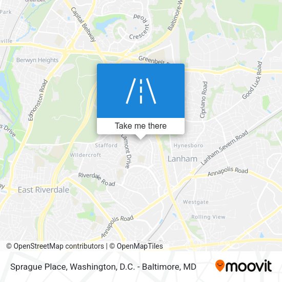 Sprague Place map