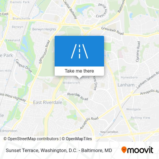 Mapa de Sunset Terrace