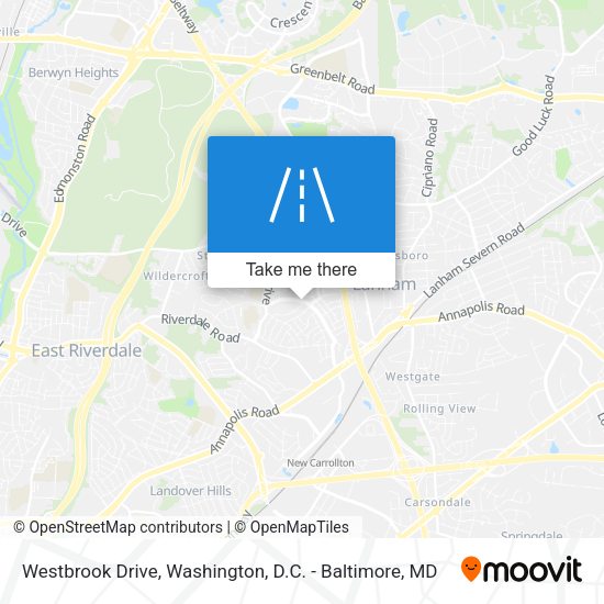 Westbrook Drive map