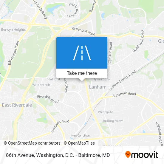 86th Avenue map