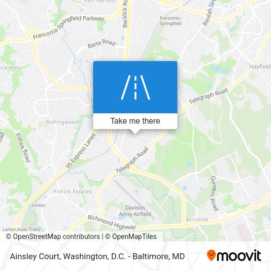 Ainsley Court map