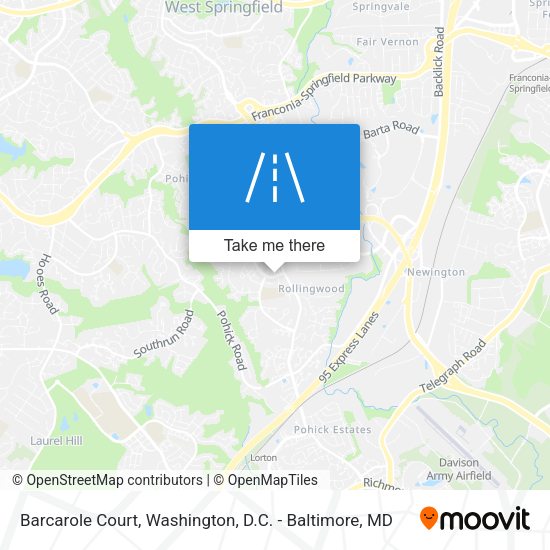 Barcarole Court map
