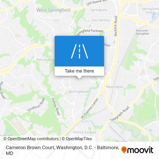 Cameron Brown Court map
