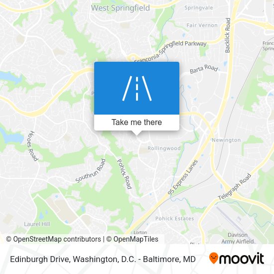 Edinburgh Drive map