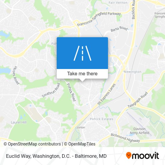 Euclid Way map